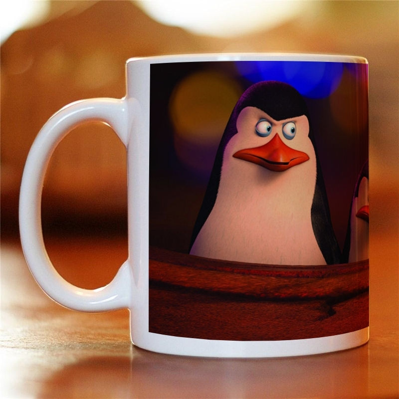 Чашка с картинкой из мультфильма Пингвины Мадагаскара (MUG-33)